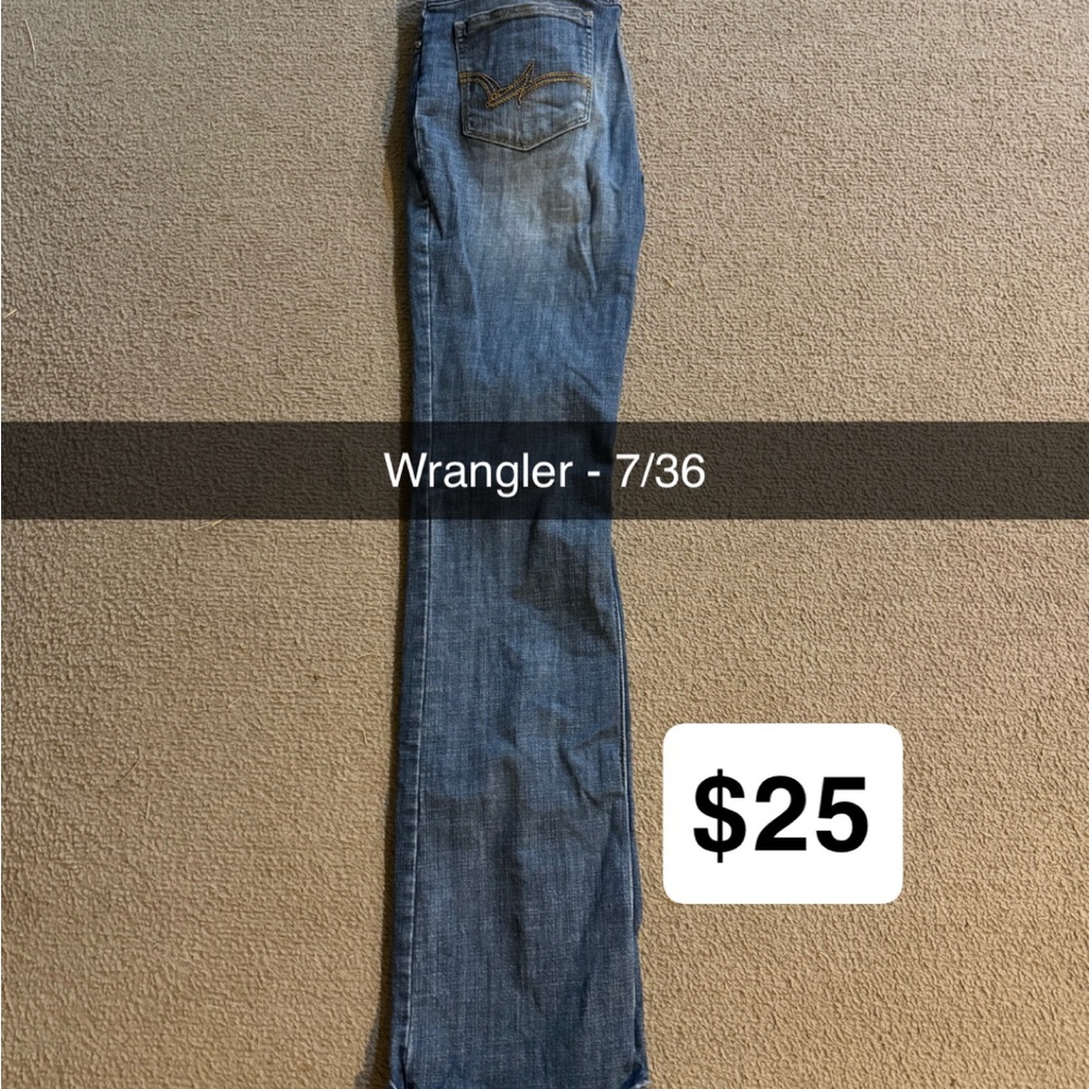 Wrangler Denim Straight-Leg Jeans